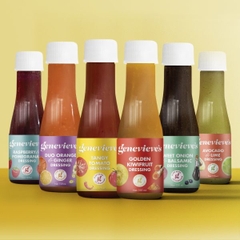 SỐT SALAD BƠ CHANH / CAM GỪNG / LỰU & PHÚC BỒN TỬ Genevieves Salad Dressing, Avocado Lime - Orange Ginger - Raspberry
