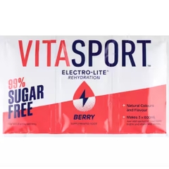 BỘT PHA BÙ NƯỚC - KHÔNG ĐƯỜNG Vitasport Electrolyte 99% Sugar Free, DƯA HẤU Watermelon - ĐÀO Peach - TÁO XANH Apple...