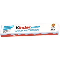 TÚI 6 THANH SOCOLA SỮA BỌC KEM SỮA Kinder Milk Chocolate Bars, 33% SỮA TƯƠI NGUYÊN CHẤT, 126g (6 THANH x 21g)