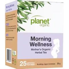 HỘP 25 GÓI TRÀ HỮU CƠ DÀNH CHO MẸ BẦU Planet Organic Mother's Herbal Tea - GRIPE / NURSING / MORNING WELLNESS, 20g