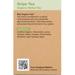HỘP 25 GÓI TRÀ HỮU CƠ DÀNH CHO MẸ BẦU Planet Organic Mother's Herbal Tea - GRIPE / NURSING / MORNING WELLNESS, 20g