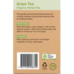 HỘP 25 GÓI TRÀ HỮU CƠ DÀNH CHO MẸ BẦU Planet Organic Mother's Herbal Tea - GRIPE / NURSING / MORNING WELLNESS, 20g