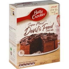 BỘT BÁNH Betty Crocker Cake Mix, NHUNG ĐỎ RED VELVET /  BLUEBERRY MUFFIN / TRIPLE CHOCOLATE BROWNIE / FOOD CAKE