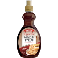 SIRO LÁ PHONG Queen Maple Syrup Flavored, KHÔNG ĐƯỜNG Sugar Free, 355ml