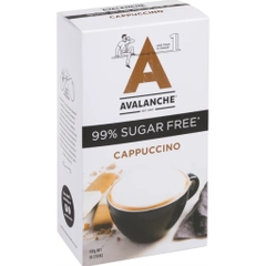 HỘP 10 GÓI CÀ PHÊ AVALANCHE Coffee Sticks, 99% KHÔNG ĐƯỜNG Sugar Free, Caramel Latte / Hazelnut Latte, 160g