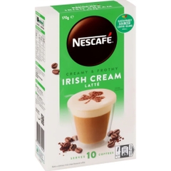 HỘP 10 GÓI Nescafe Cafe Menu Coffee Sachets Capuchino – Caramel – Hazelnut –  Mocha – Vanilla