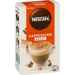 HỘP 10 GÓI Nescafe Cafe Menu Coffee Sachets Capuchino – Caramel – Hazelnut –  Mocha – Vanilla