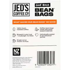 HỘP 10 TÚI LỌC CAFE Jed's Coffee Bags, 5 Extra Strong, 87g