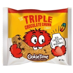 TÚI 7 GÓI LẺ BÁNH SOCOLA GIÒN Triple Chocolate Chunk Rookie Cookies, 175g