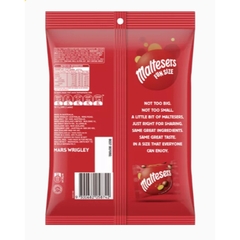 TÚI 11 GÓI SOCOLA NHÂN MẠCH NHA Maltesers Milk Chocolate Fun Size Party Share Bag 11 Pieces, 132g