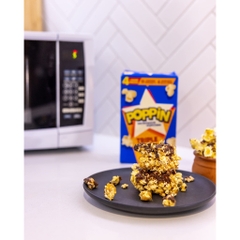BẮP RANG BƠ LÒ VI SÓNG POPPIN Microwave Popcorn - Triple Butter Flavour, BẮP ÚC, 78% Whole Grain, Gluten Free, 100g