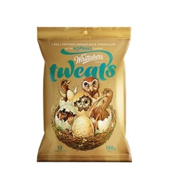 SOCOLA Whittakers Chocolate Sharepack, Hokey Pokey Crunch – Peanut Slab, 180g (12 gói lẻ mini size)