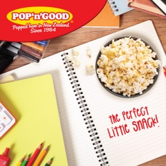 BẮP RANG SẴN VỊ BƠ NHIỀU / VỪA / MẶN NGỌT Pop'n'Good Butter Max / Light & Buttery / Sweet And Salty Kettle Popcorn, 150g
