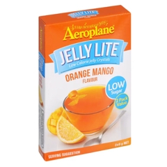 HỘP 2 GÓI BỘT THẠCH RAU CÂU ĂN KIÊNG Low Calorie / Sugar - Aeroplane Jelly Lite Crystals, 18g