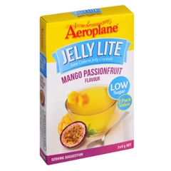 HỘP 2 GÓI BỘT THẠCH RAU CÂU ĂN KIÊNG Low Calorie / Sugar - Aeroplane Jelly Lite Crystals, 18g