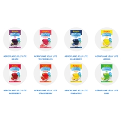 HỘP 2 GÓI BỘT THẠCH RAU CÂU ĂN KIÊNG Low Calorie / Sugar - Aeroplane Jelly Lite Crystals, 18g