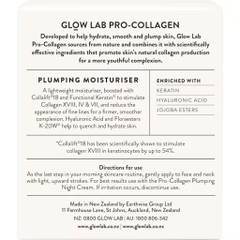 HỘP KEM DƯỠNG ĐÊM Glow Lab Plumping Moisturiser Pro-collagen, ẨM MUỢT, SĂN CHẮC, ĐỀU MÀU, 50g