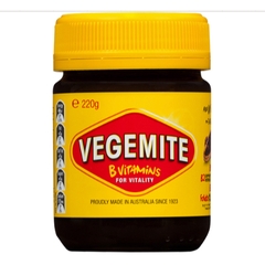 SỐT / BƠ PHẾT / NẤU SÚP / TOPPING PIZZA VEGEMITE Spread, BỔ SUNG VITAMIN NHÓM B, 220g