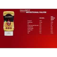 MÙ TẠT MẬT ONG KHÔNG ĐƯỜNG - KHÔNG BÉO Callowfit Honey Mustard Sauce, 0% FAT & ADDED SUGAR, 300ml