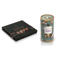 THANH SOCOLA BỈ - KHÔNG ĐƯỜNG MÍA Guylian Chocolate ĐEN INTENSE DARK / SỮA MILK, 4 MIẾNG RỜI, 100g