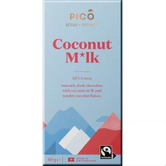 THANH SOCOLA THỤY SĨ - HỮU CƠ Pico Organic Chocolate Bar, Sea Salt, 80g