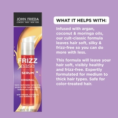 SERUM CHỐNG XÙ TÓC - Bảo vệ & Dưỡng mượt John Frieda Frizz Ease Original Formula Hair Serum, 50ml