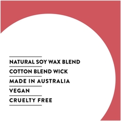 [Made in Australia] NẾN THƠM Glow Lab Candle, Coconut & Sandalwood / Rhubarb & Orchid / Vanilla & Berry, 270g