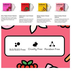 [Hàng New Zealand] VIÊN XÔNG TẮM THƯ GIÃN Anihana Shower Steamer, Berry Ripple / Floral Fantasy, 50g