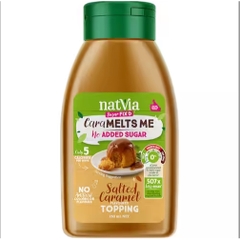 SỐT CARAMEL MUỐI KHÔNG ĐƯỜNG Natvia Salted Caramel Topping, No Added Sugar, 250ml