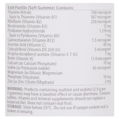HŨ 65 VIÊN ĐA VITAMIN & KHOÁNG CHẤT - KẸO DẺO KHÔNG ĐƯỜNG Nature's Way Adult Vita Gummies Multivitamin
