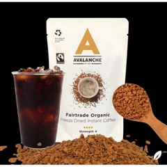 BỘT CAFE HỮU CƠ SẤY LẠNH Avalanche Fair Trade Organic, Freeze Dried Instant Coffee, 90g