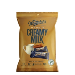 SOCOLA Whittakers Chocolate Sharepack, Hokey Pokey Crunch – Peanut Slab, 180g (12 gói lẻ mini size)