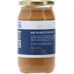 BƠ ĐẬU PHỘNG MƯỢT / GIÒN Fix & Fogg Peanut Butter Smooth / Crunchy, Non GMO - Keto - Vegan, 375g