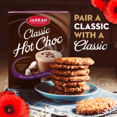 HỘP 8-10 GÓI BỘT SOCOLA ĐEN / BẠC HÀ Jarrah Hot Choc, DARK - MINT, MADE IN AUSTRALIA (112g - 140g)