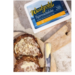 BƠ PHẾT TỪ SỮA BÒ THẢ TỰ NHIÊN Westgold Spread - Grass Fed Salted Butter, DẦU HOA HƯỚNG DƯƠNG, 250g