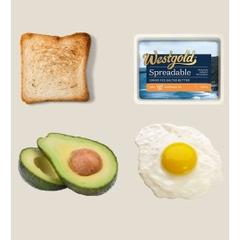 BƠ PHẾT TỪ SỮA BÒ THẢ TỰ NHIÊN Westgold Spread - Grass Fed Salted Butter, DẦU HOA HƯỚNG DƯƠNG, 250g