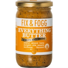 BƠ ĐẬU PHỘNG MƯỢT / GIÒN Fix & Fogg Peanut Butter Smooth / Crunchy, Non GMO - Keto - Vegan, 375g