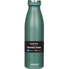 BÌNH GIỮ NHIỆT NÓNG & LẠNH Sistema Drink Bottle Stainless Steel, 2 LỚP THÉP KHÔNG RỈ, 500ml