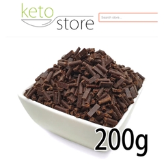 VỤN SOCOLA ĐEN ĂN KIÊNG Keto Store Chocolate Chip Đen – KHÔNG Đường / Dầu cọ, Low Carb, 200g