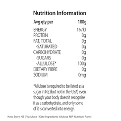 CHẤT TẠO NGỌT LỎNG TỰ NHIÊN Vallulose Liquid Sweetener, KHÔNG đường / tăng đường huyết / Carb, 330ml