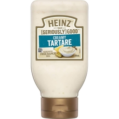 SỐT KEM TARTARE Heinz Seriously Good Tartare Sauce Squeezy, TRỨNG GÀ THẢ VƯỜN, 295ml