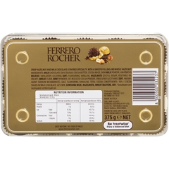 HỘP SOCOLA Ý NHÂN HẠT PHỈ GIÒN FERRERO Rocher Chocolate Box / Assorted, RONDNOIR - RAFFAELLO