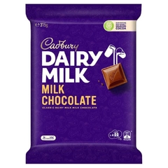 KHỐI SOCOLA TRẮNG Cadbury Caramilk Caramelised / Dairy Milk / Raspberry Black Forest 17cmx20cm, 315g