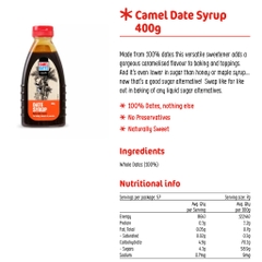 SIRO CHÀ LÀ NGUYÊN CHẤT 100% Cinderella Date Syrup – THAY THẾ ĐƯỜNG TỰ NHIÊN, 400g