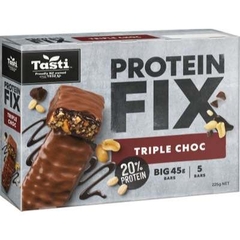 HỘP 5 THANH ĂN VẶT Tasti Protein FIX 5 x 45g – GIÀU ĐẠM, ÍT NGÁN, NẠP NĂNG LƯỢNG CỰC ĐỈNH, 225g