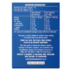 BÁNH CRACKER ĂN KÈM PHÔ MAI / MỨT Huntley & Palmers GRAZING BITES, SeaSaltCranberry / OnionFig, 150g