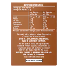 BÁNH CRACKER ĂN KÈM PHÔ MAI / MỨT Huntley & Palmers GRAZING BITES, SeaSaltCranberry / OnionFig, 150g