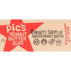 HỘP 6-20 (30g) GÓI BƠ ĐẬU PHỘNG Pic’s Peanut Butter Slugs - NGUYÊN CHẤT, TIỆN LỢI