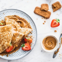 COMBO 5-10 HŨ 20g BƠ PHẾT BÁNH MÌ, CRACKER "SIÊU NGON" Lotus Biscoff Creamy Cookie Butter Spread Cup