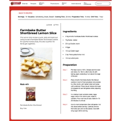 BÁNH QUY BƠ GIÒN XỐP Arnott’s Farmbake Butter Shortbread – Thơm Ngon Uống Trà, 310g